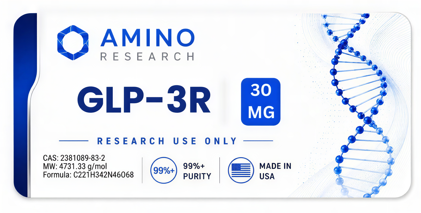 GLP-3R 30mg label preview