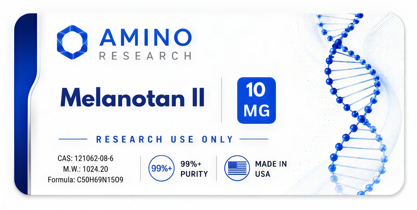 Melanotan II 10mg label preview