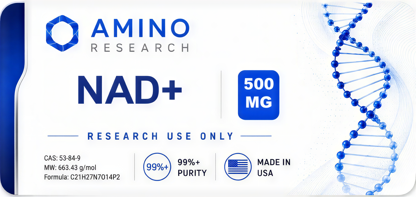 NAD+ 500mg label preview