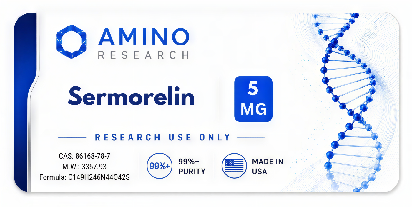 Sermorelin 5mg label preview