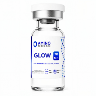 GLOW 70mg research vial