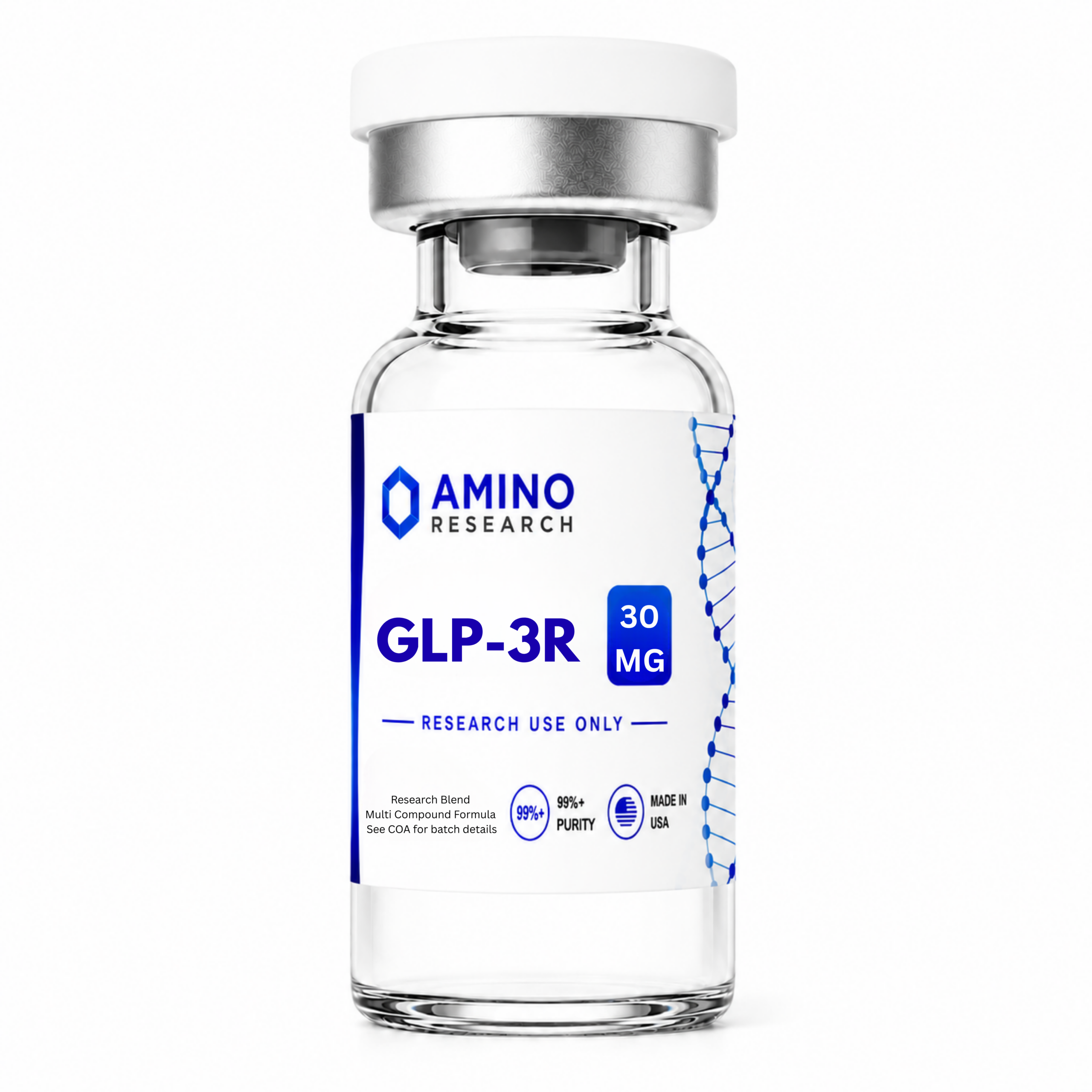 GLP-3R 30mg research-use vial