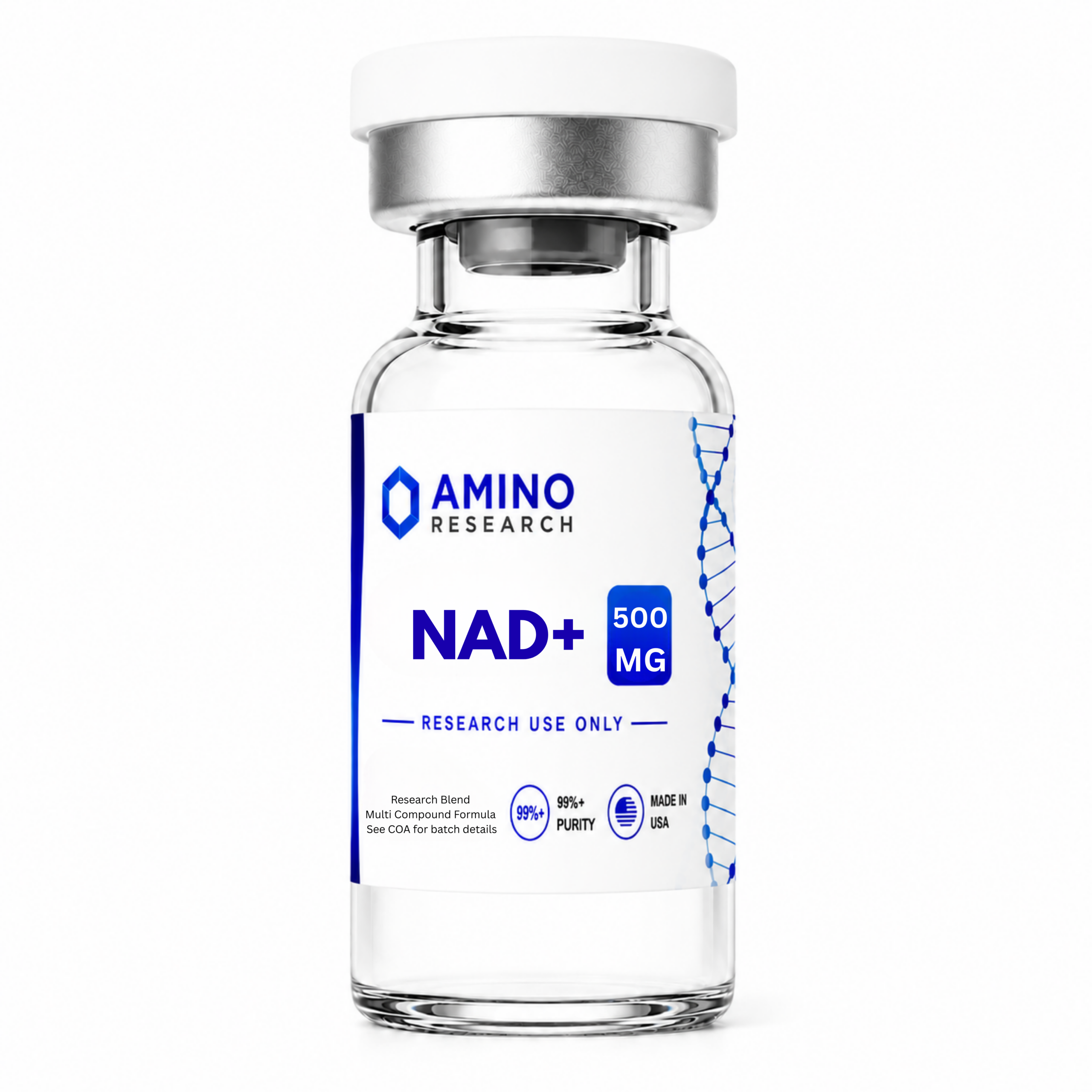 NAD+ 500mg research vial