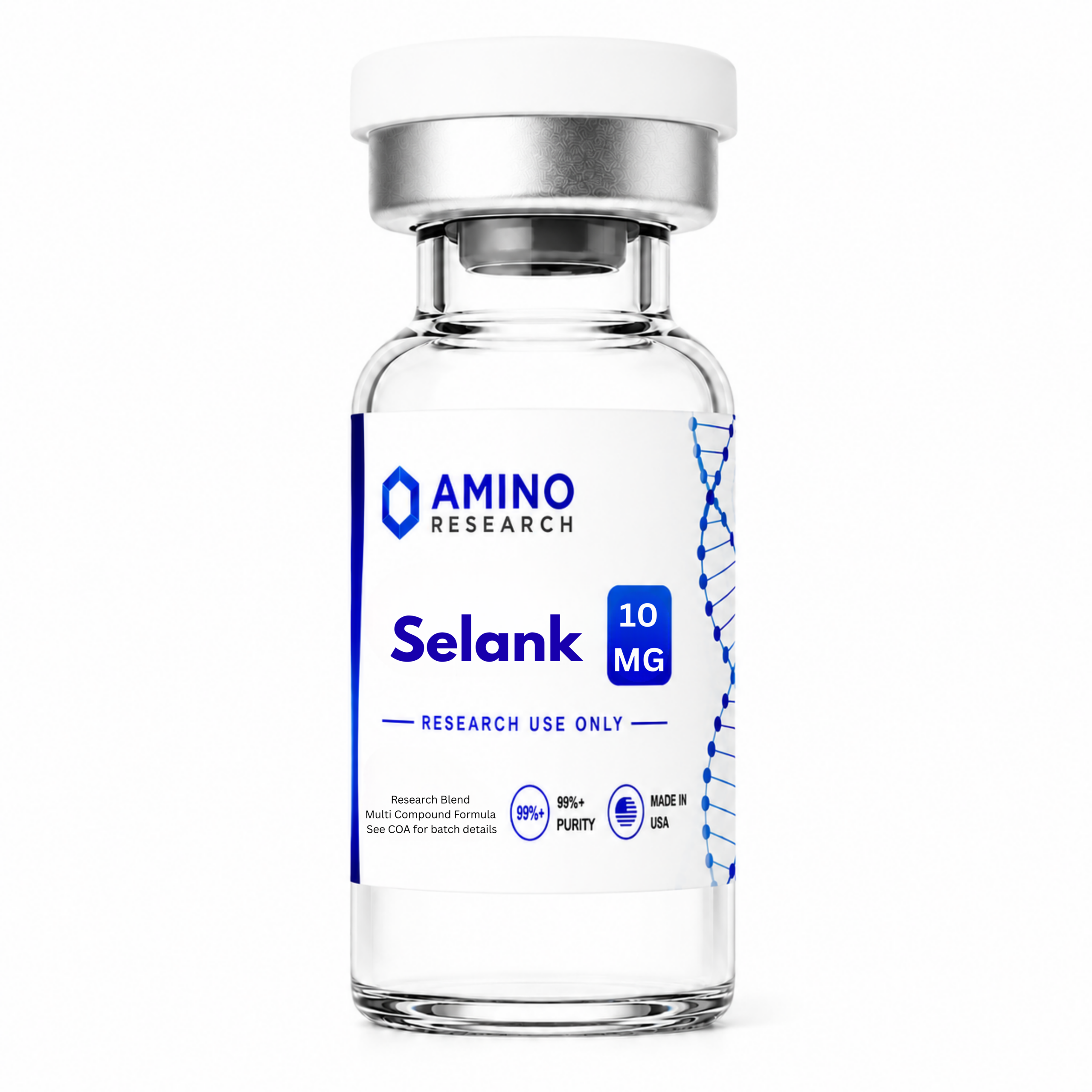 Selank 10mg research vial