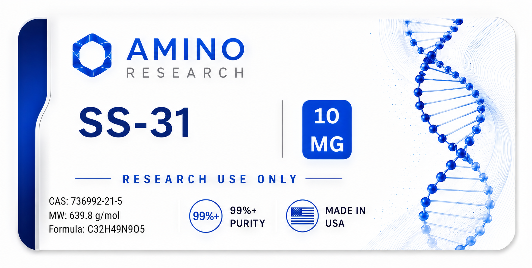 SS-31 10mg label preview