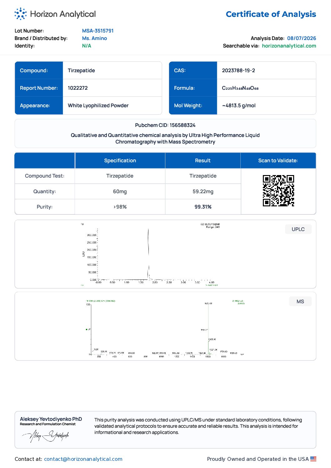 Horizon Analytical report 1022272 preview