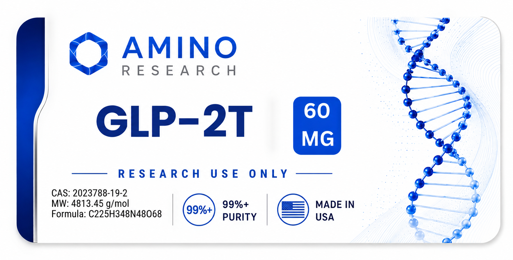 GLP-2T 60mg label preview